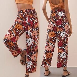 Farm Rio Daisy Wide-Leg Pants size small